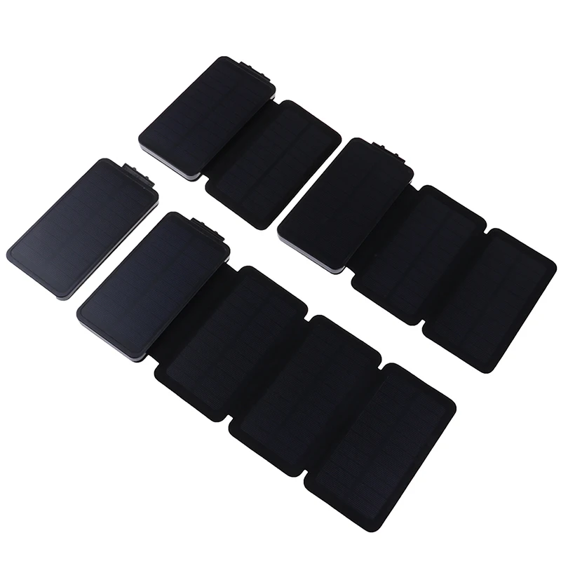 Панель power Bank чехол Зарядное устройство DIY комплекты Коробка для samsung портативный складной светодиодный двойной usb порты Солнечный