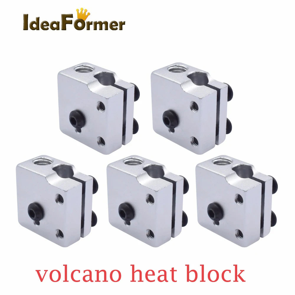 1/2 шт./партия нагревательный блок Volcano Hot End 1 75 3 мм нить V5 V6 экструдер J-head