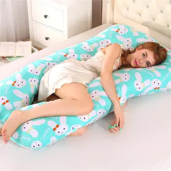 

1pc Pregnant Women Sleeping Support Pillow Cotton U Shape Maternity Pillows Pregnancy Sleeper Pregnancy Body Pilllows