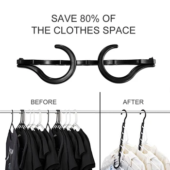 

Save 80% Space Multifunctional Hanger Magic Hanger Home Travel Folding Convenient Storage Rack Folding Rotating Clothes Hanger