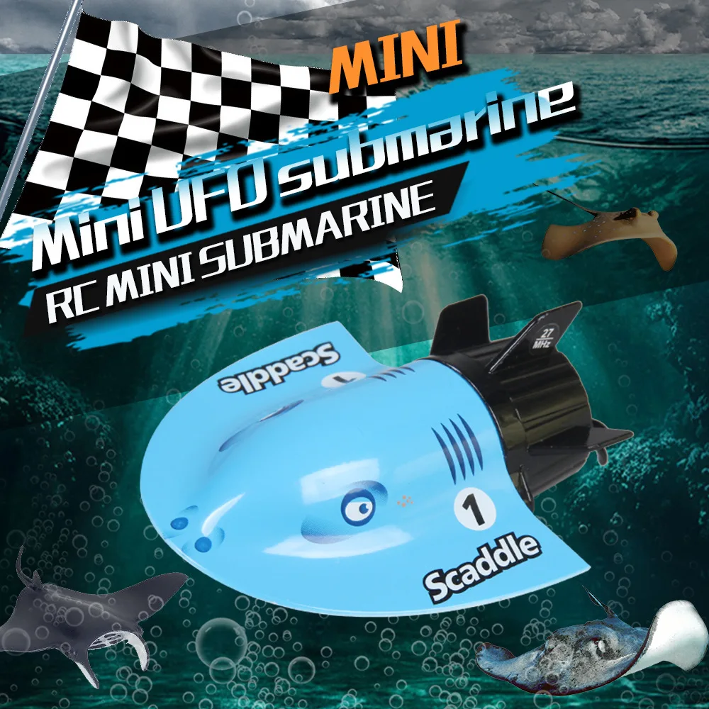 Четырехканальный мини радиоуправляемая модель подводных лодок Электрический радиоуправляемый корабль перезаряжаемый водонепроницаемый детский аквариум забавная игрушка