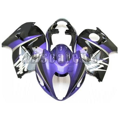 ABS полный обтекатель комплект для Suzuki GSXR1300 Hayabusa 1997-2007 98 99 00 01 02 03 04 05 06 инъекции кузова глянцевый фиолетовый черный