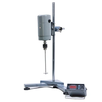 

Laboratory Overhead Mixer Digital Electric Laboratory Stirrer 100-3000 rpm Liquid Mixing Timing Adjustable 60-1000W High Power