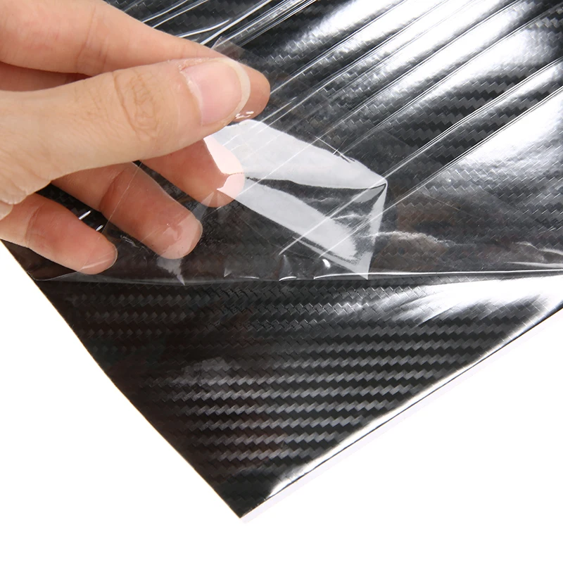 Multipurpose 1PC 5D PVC Glossy Carbon Fiber Car Vinyl Wrap Film Sticker Bubble Free 152x10/15/20/25/30/60CM