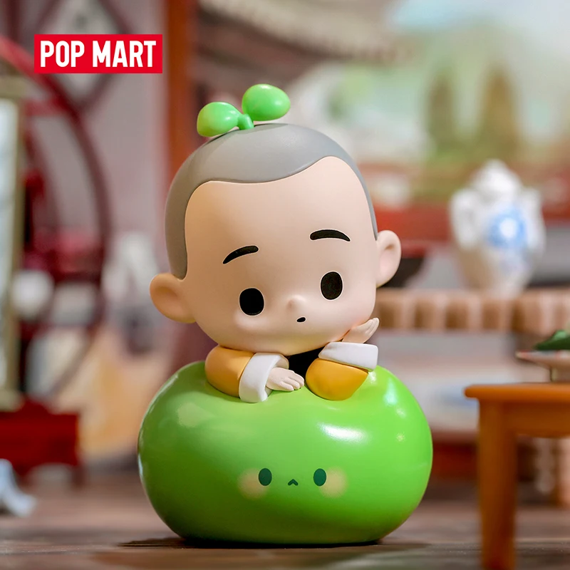 POP MART The Little Monk Yichan серия с китайскими деликатами коллекционные милые фигурки