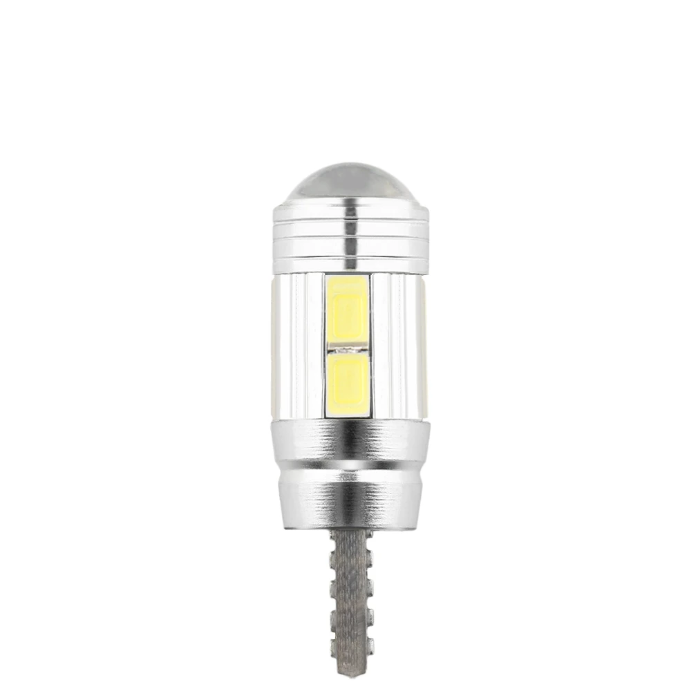 T10 W5W 168 501 Interior Xenon White LED CANBUS NO OBC ERROR 10 SMD with Lens Projector Aluminum Case bulbs
