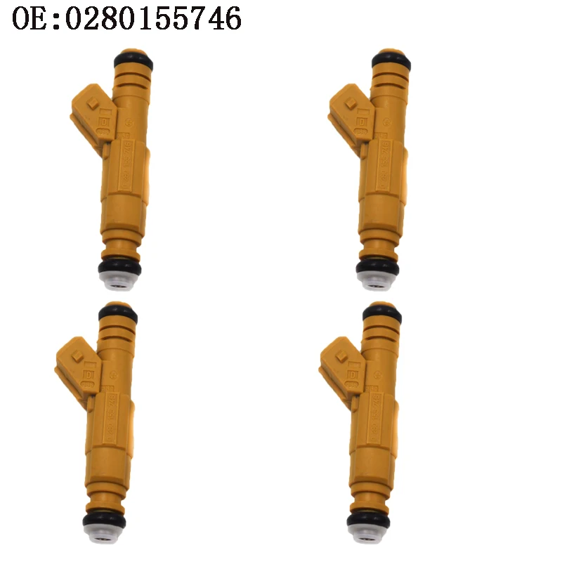 4 шт. топливный инжектор подходит для 97-98 Volvo 960 S90 V90 2.9L 87-98 Jeep 4.0L Dodge Chevy 0280155746