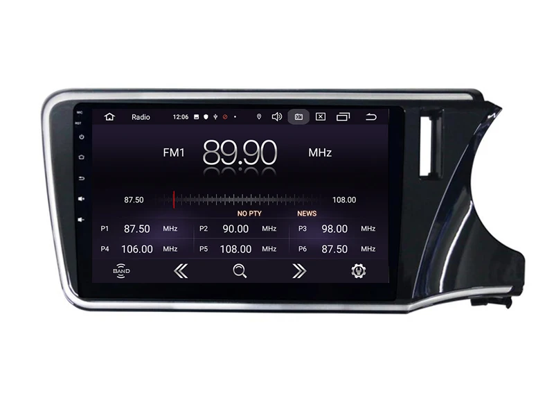 Новое поступление 10," Android 10,0 Автомобильный gps для HONDA City RHD автомобильный Радио автомобильный мультимедийный 1080P магнитофон bluetooth навигация