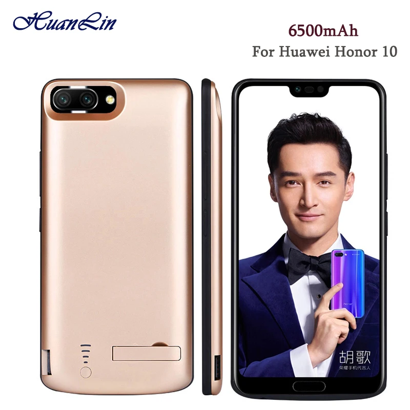 Чехол подставка для смартфона Huawei Honor 10 6500 мАч|Чехлы с аккумулятором| |
