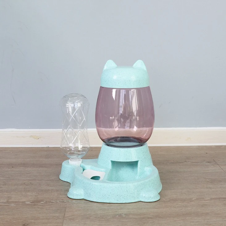 Automatic Feeder Bowl 2.2l for Dog Cat Drinking Water 528ml