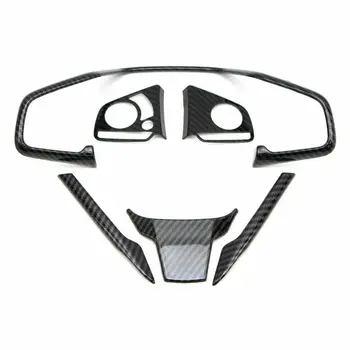 

6Pcs Steering Wheel Cover Trim ABS For Honda Civic 2016-2020 High Quality
