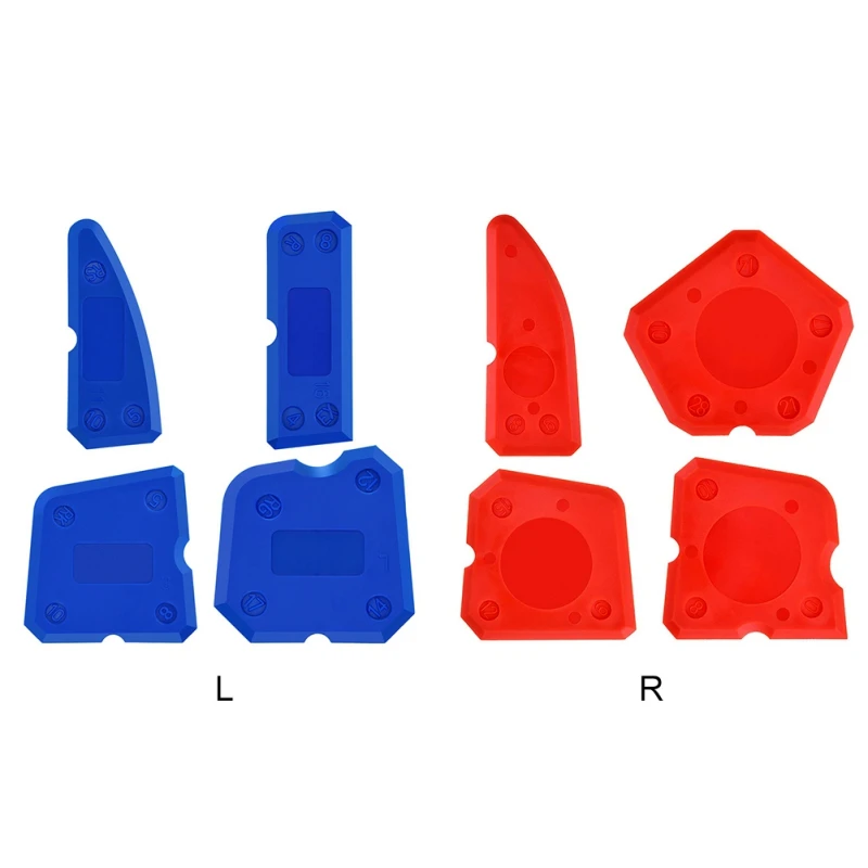 4 шт./компл. набор инструментов для чеканки силиконовое соединение герметик Рассекатель Шпатель скребок Инструменты для ремонта кромок напольная плитка краев очиститель ручной инструмент
