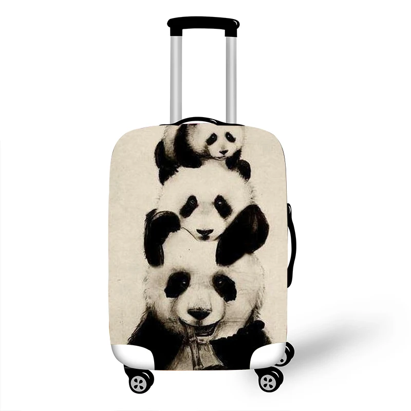 Защитный чехол для багажа для эластичного чемодана 18-32 дюймов Защитные Чехлы для путешествий аксессуары кунг-фу Панда T123 - Цвет: P
