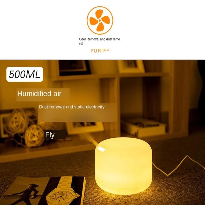 500 мл ароматерапия воздуха humidifier машина эфирное масло лампа кондиционер для