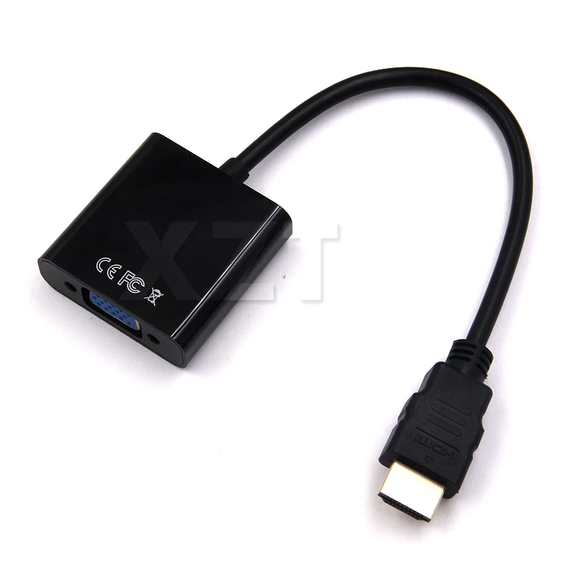 

HDMI Male to VGA RGB Female Audio Converter HDMI to VGA Video Converter Adapter HDMI Digital Cable 1080P HDTV Monitor for PC