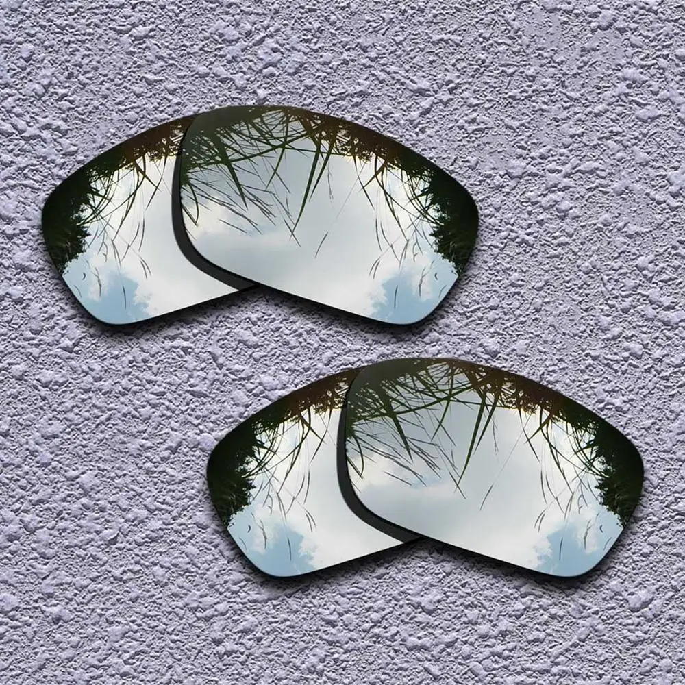 2 Pairs Polarized Replacement Lenses for Oakley Fuel Cell Sunglasses- Multiple Choices - Цвет линз: Silver-Silver