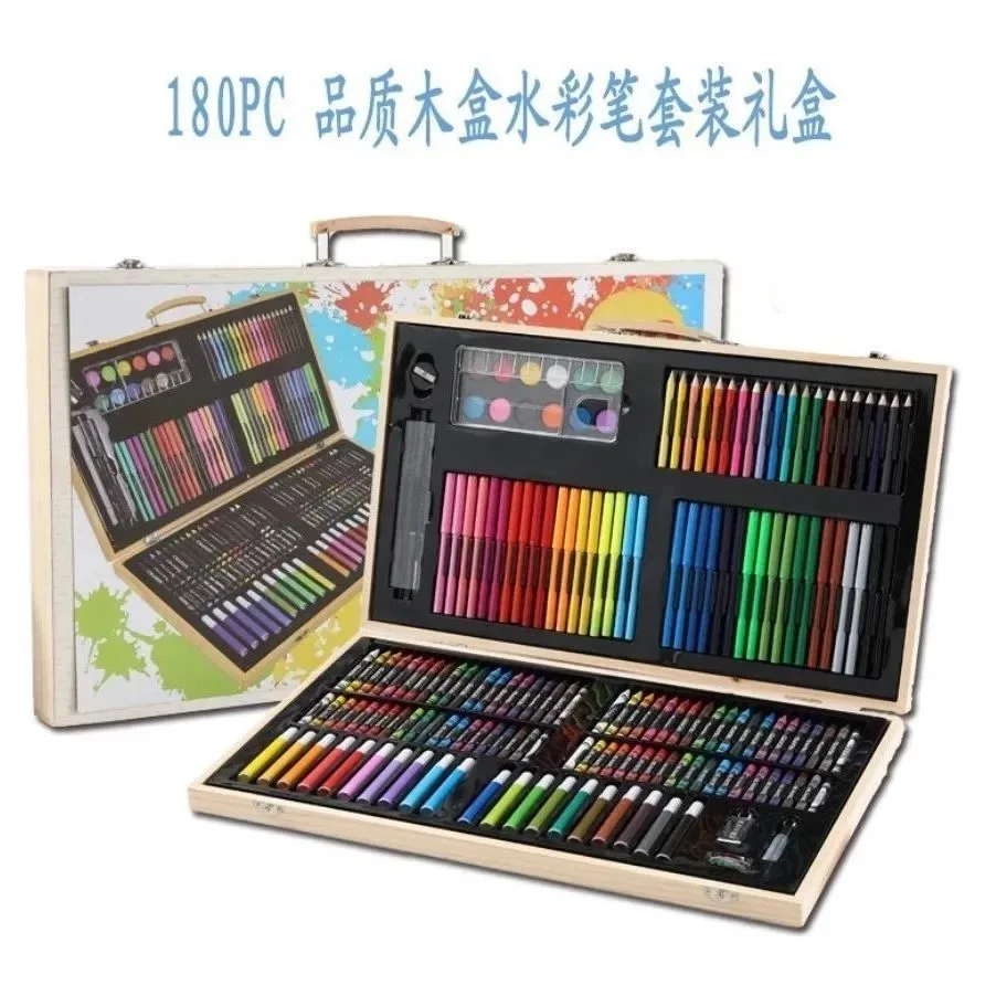 46pcs Practical Student Painting Stationery Set Gift Box And Girls