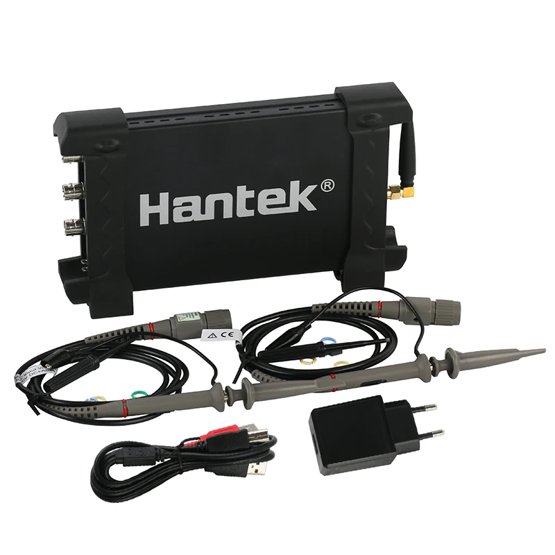 Hantek 2チャンネル仮想オシロスコープids1070a,70mhz,250msa/s,ワイヤレスwi fi接続,iphone,ipad