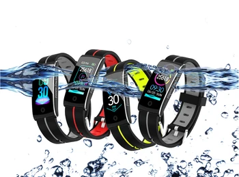 

F10C Smart Bracelet Android IOS Heart Rate Sleep Monitor Fitness Tracker Blood Pressure Watch Waterproof Color Screen Sport Band