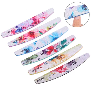 

Curved Sanding Nail Files Sander Paper Buffers Block Manicure Nail Art Care Tools For Acrylic Nail Supplies Nails Gel Manicure