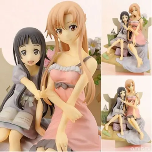 Аниме меч искусство онлайн Asuna &amp Yui виньетта фигурка 1/8 Статуэтка из ПВХ Новый в