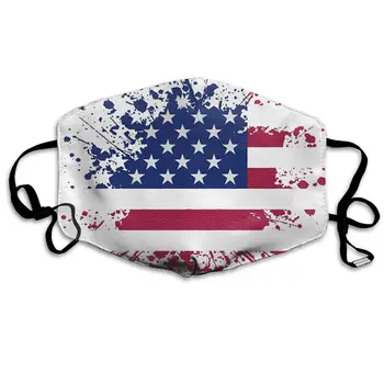 

American Flag print Dustproof and windproof mask, washable and reusable, suitable for outdoor sports
