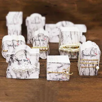 

100pcs/lot Spring New arrival Multiple styles Marbling Jewelry Display&Packaging Cards Including Necklace&Earring&HairClip cards