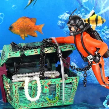 

Treasure Finder Shape Aquarium Decoration Fish Tank Diver Floating Ornaments Home Decor Aquarium Fish Tank Decor Accessories