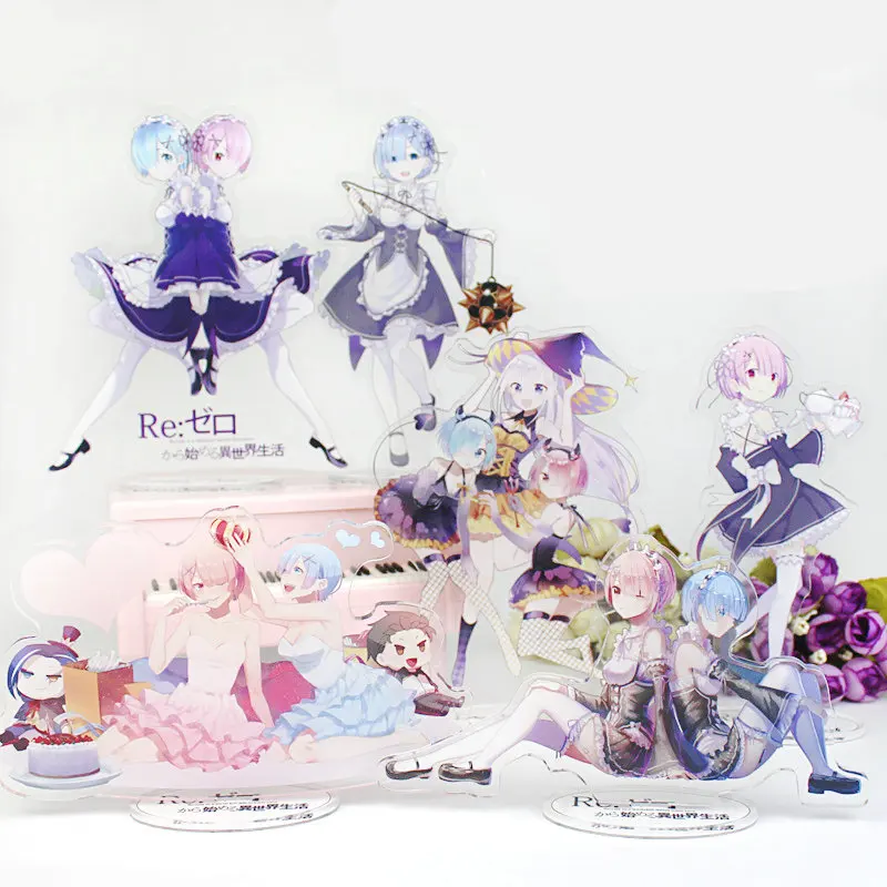 

Re:Life in a different world from zero Rem Anime Action Figure Toy Acrylic Decorative Ornaments Creative Gift