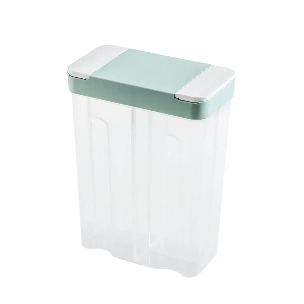 1/4 измельчает PP ящик для хранения еды прозрачный пластиковый контейнер кухонные бутылки для хранения баночки сушеные зерна бак - Цвет: 4 grid