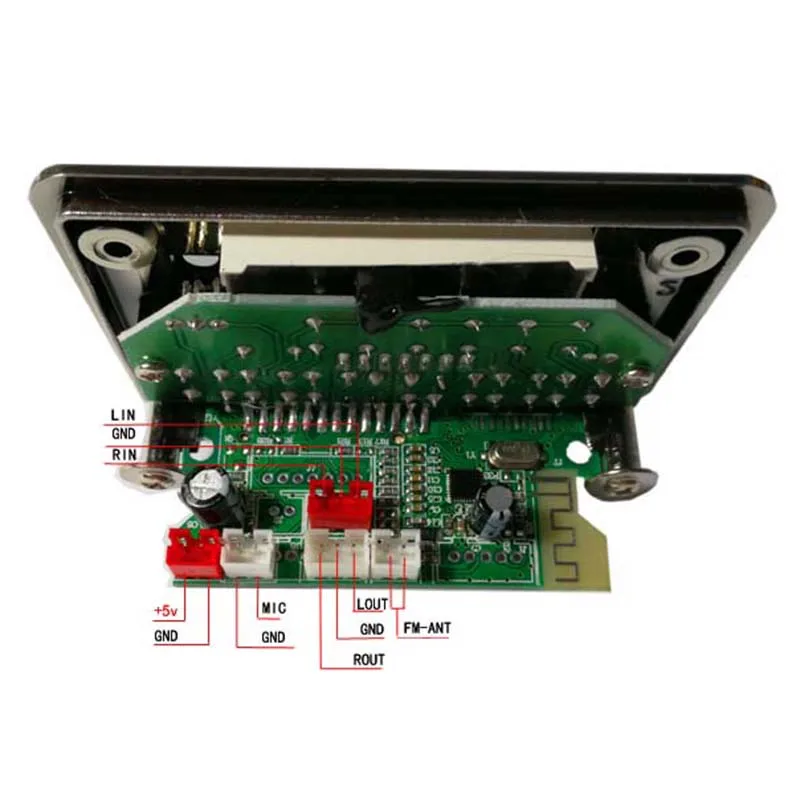 3.7-5v USB FM Aux Radio MP3 Player Integrated USB Car Handsfree Bluetooth MP3 Decoder Board Remote Control Module for Car