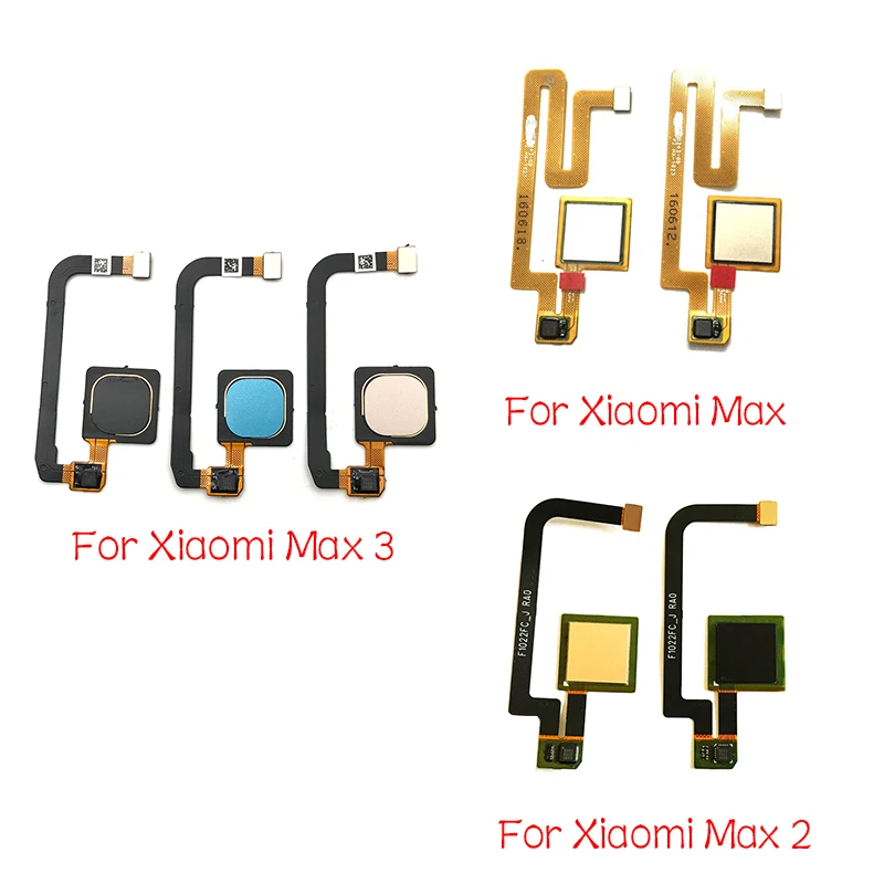 Top quality For Xiaomi Mi Max 2 3 /Mix Mix2 2S Mix2S Mix3 Fingerprint Sensor Home Button Flex Cable | Мобильные телефоны и