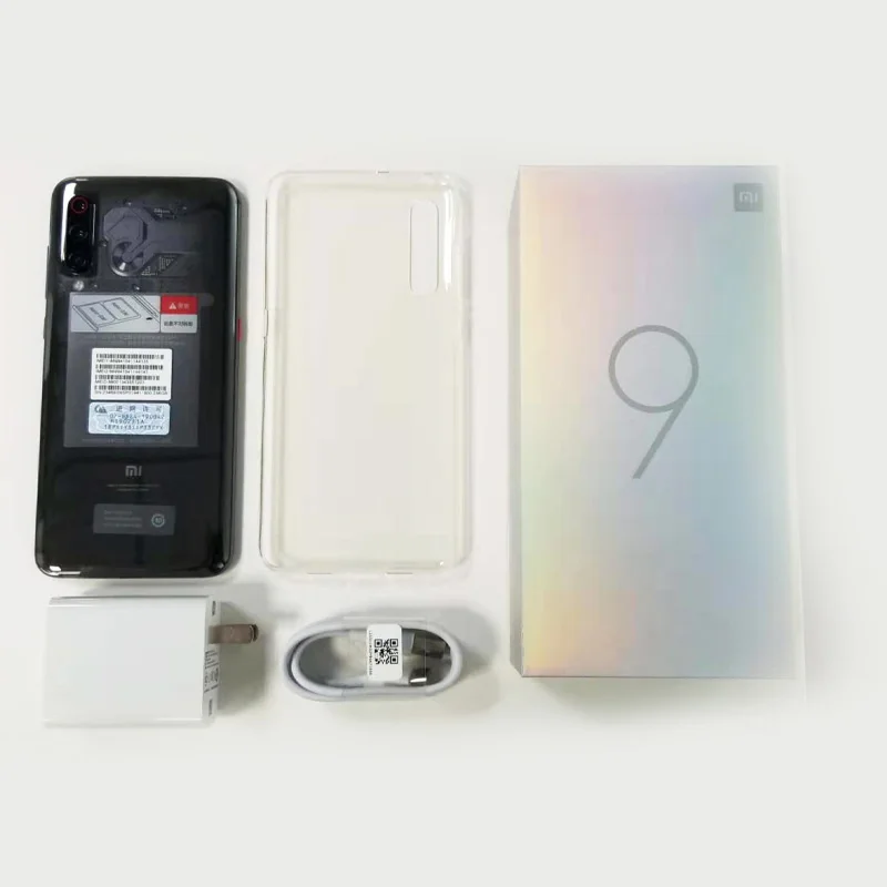 Глобальная ПЗУ Xiaomi mi 9 прозрачный 8GB 256GB Смартфон Snapdragon 855 6 39 &quotAMOLED 48MP + 12MP 16MP