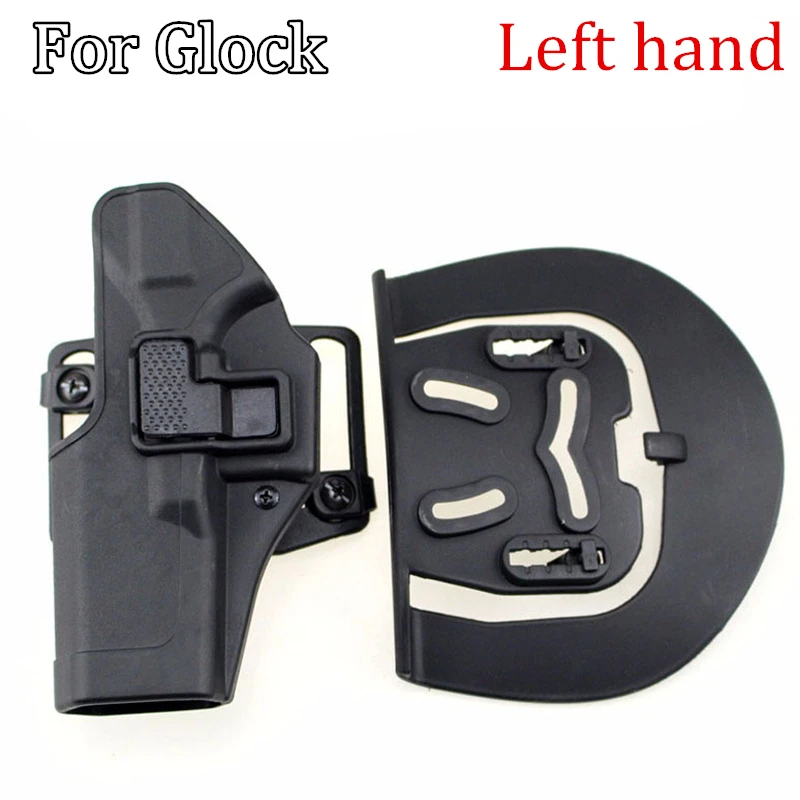 Левая кобура для GLock 17 19 22 23 31 тактический военный чехол страйкбола CQC пистолета