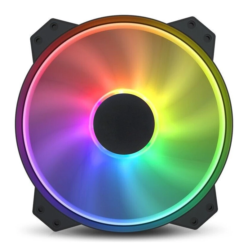 

2020 New MF200R ARGB 5V 3PIN 20cm Symphony Computer Desktop Cooling Fan with RGB LED Light High Wind Volume Silent Chassis Fan