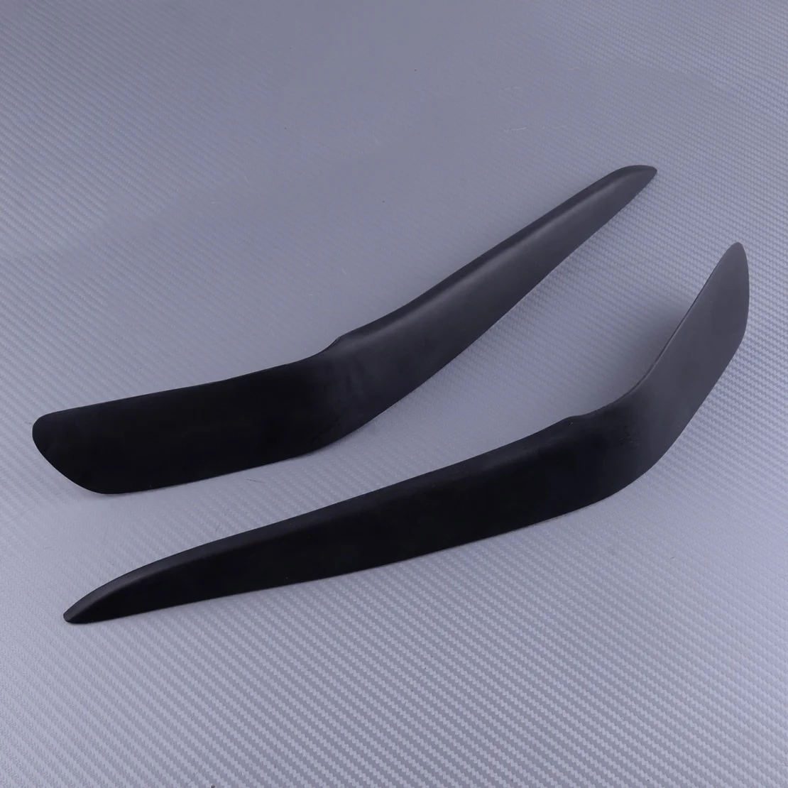 

DWCX 2pcs Black Headlight Eyelid Eyebrow Cover Trim Fit For Lexus IS200 1999 2000 2001 2002 2003 2004