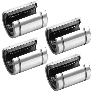 

Linear Ball Bearings Open Type, 16mm Bore Dia, 28mm OD, 37mm Length (LM16UUOP Pack of 4)