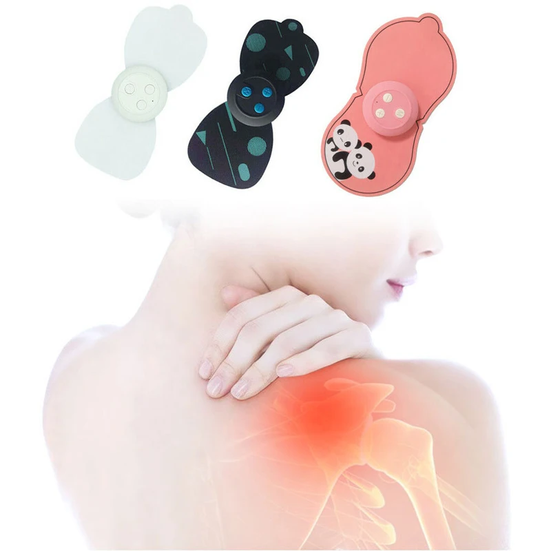 5 Modes Mini Electric Shoulder Neck Massage Pad Cervical Vertebra Waist Arm Leg Sooth Decompression Pain Relief Massager Health