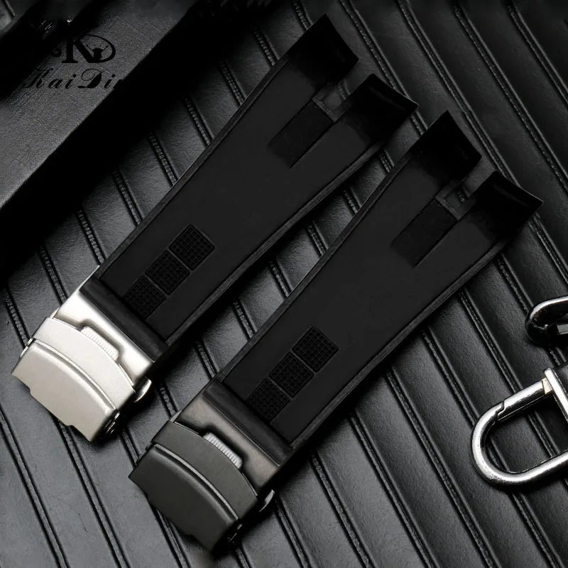 26mm Fluorine Glue waterproof series rubber watch Replacement Watch