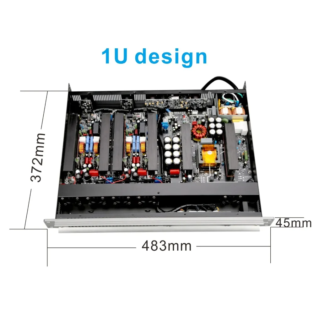 450-1000 Вт 1U-1.5U легкий вес высокоэффективный класс TD профессиональный мощный микшер усилитель для системы pa
