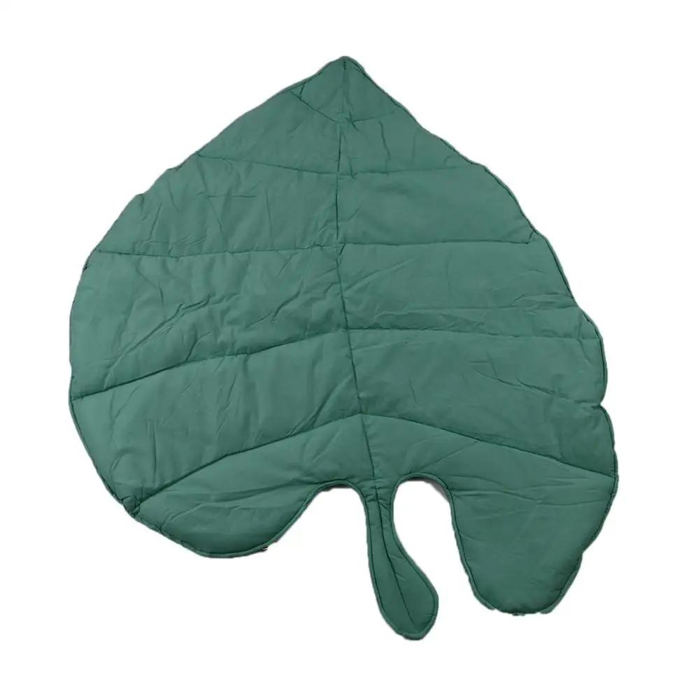 Коврик из чистого хлопка в форме листа детский игровой коврик мультяшный для