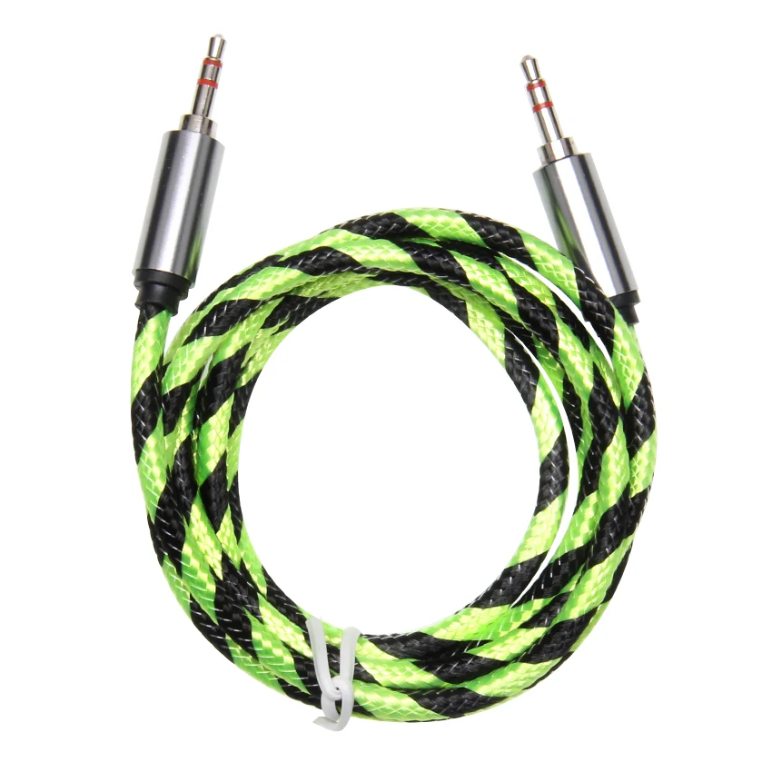 Gold Plug 1 5m Jack 3 5 Audio Cable 3 5mm Speaker Line AUX Cord for iPhone Samsung S8 Xiaomi Redmi 4x Car Headphone