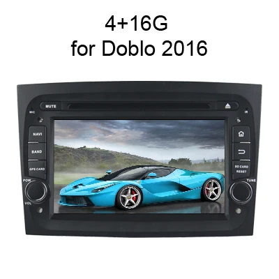 SINOSMART 4/8 Core 2G/4G ram Android 8,1/8,0 автомобильный Радио DVD gps навигатор плеер для Fiat Doblo 2010 2011 2012- с Canbus - Цвет: 4G 16G for Doblo 16