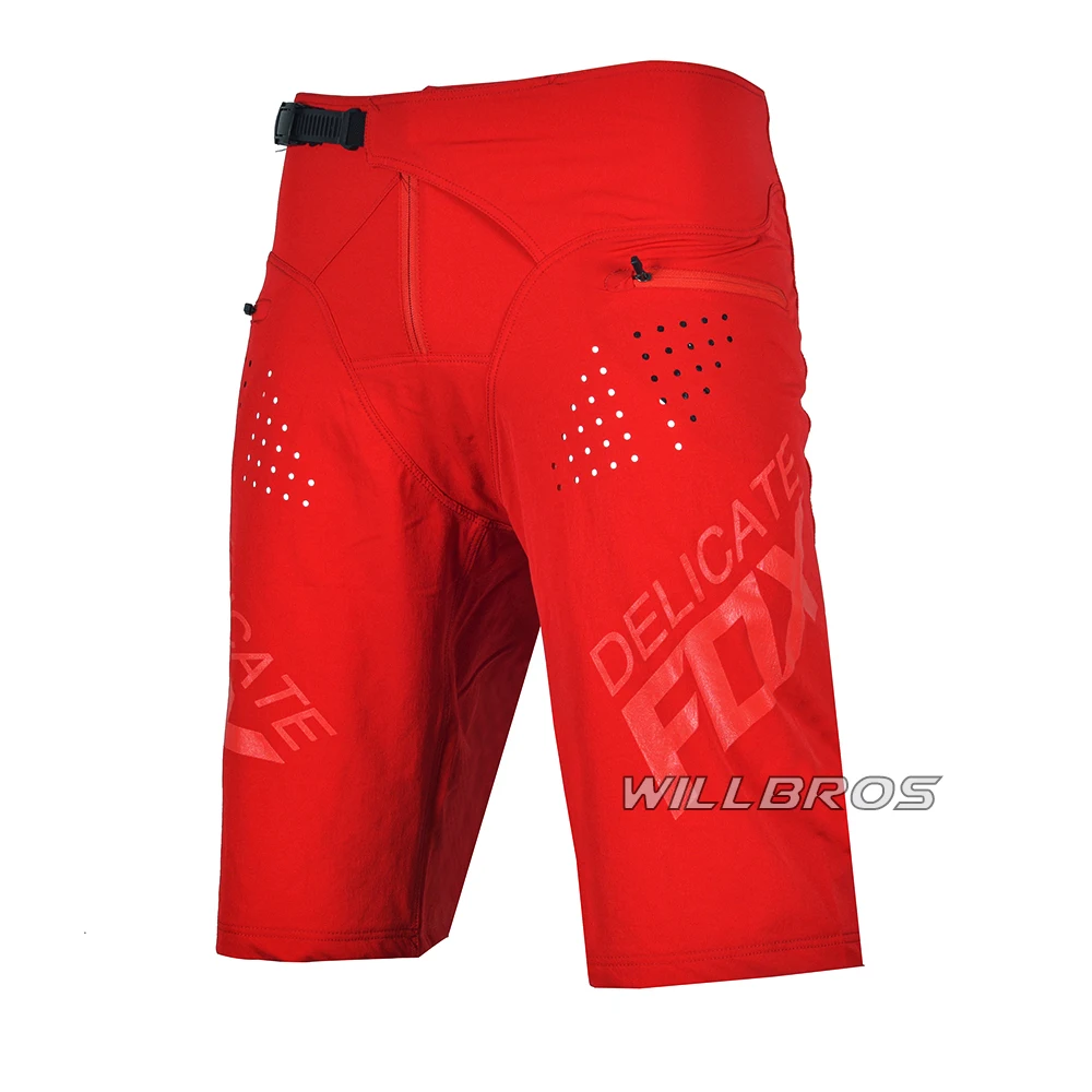 Delicate Fox-shorts masculinos de mountain bike, off-road,