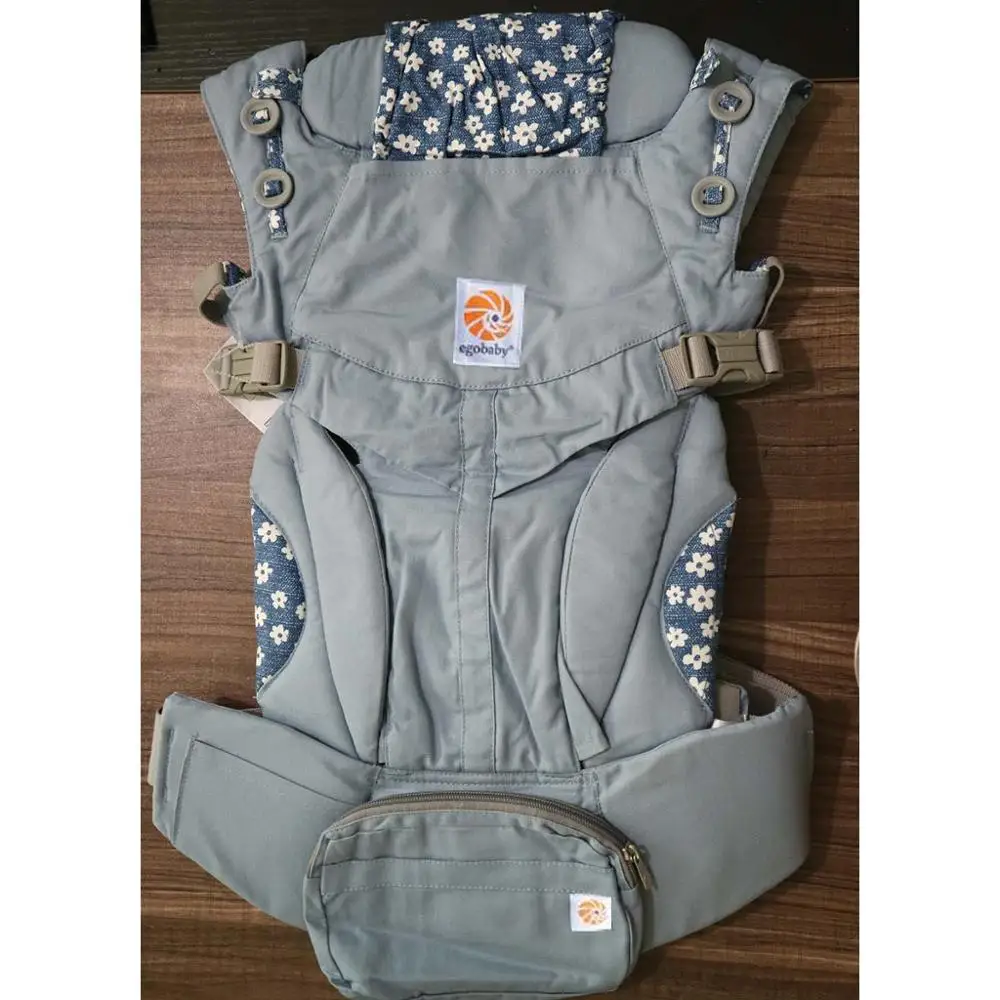 VIP omni 360 эргономичная переноска для младенца многофункциональная дышащая Младенческая новорожденная удобное приспособление для переноски слинг рюкзак Детская коляска - Цвет: omni-blue flower