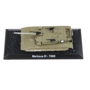 

1:72 WWII Israel Merkava III-1990Army Tank Diecast Model Figure Toy Collectibles Home/Office Decor Display