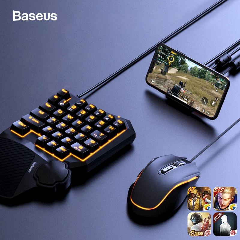 

Baseus Game USB Bluetooth Adapter for PUBG Wireless USB Gaming Mice Mouse Keyboard For iPhone Android Phone PS5 PS4 Xbox Switch