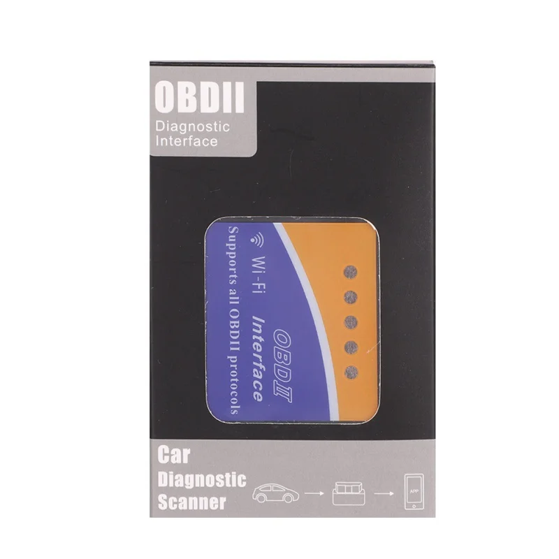 elm327 Wi-Fi OBD2 V1.5 Диагностический Автосканер с лучшим чипом Elm 327 Wifi OBD подходит для IOS Android/iPhone Windows