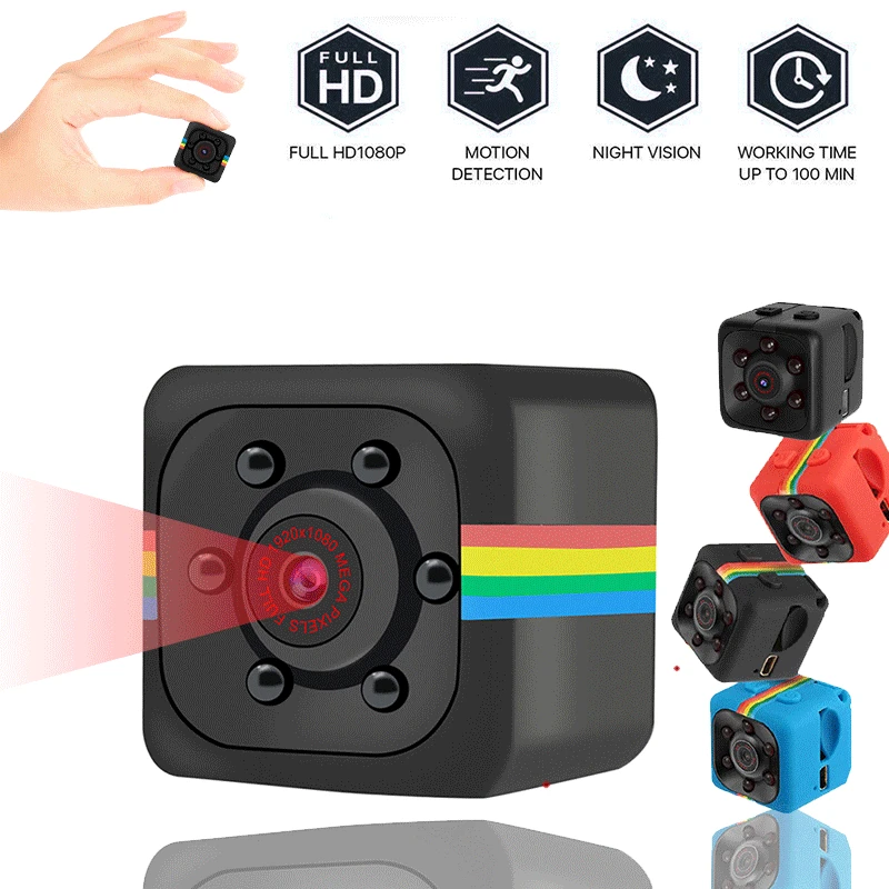 Sq11 Mini Camera Hd 1080p Sensor Night Vision Camcorder Motion Dvr