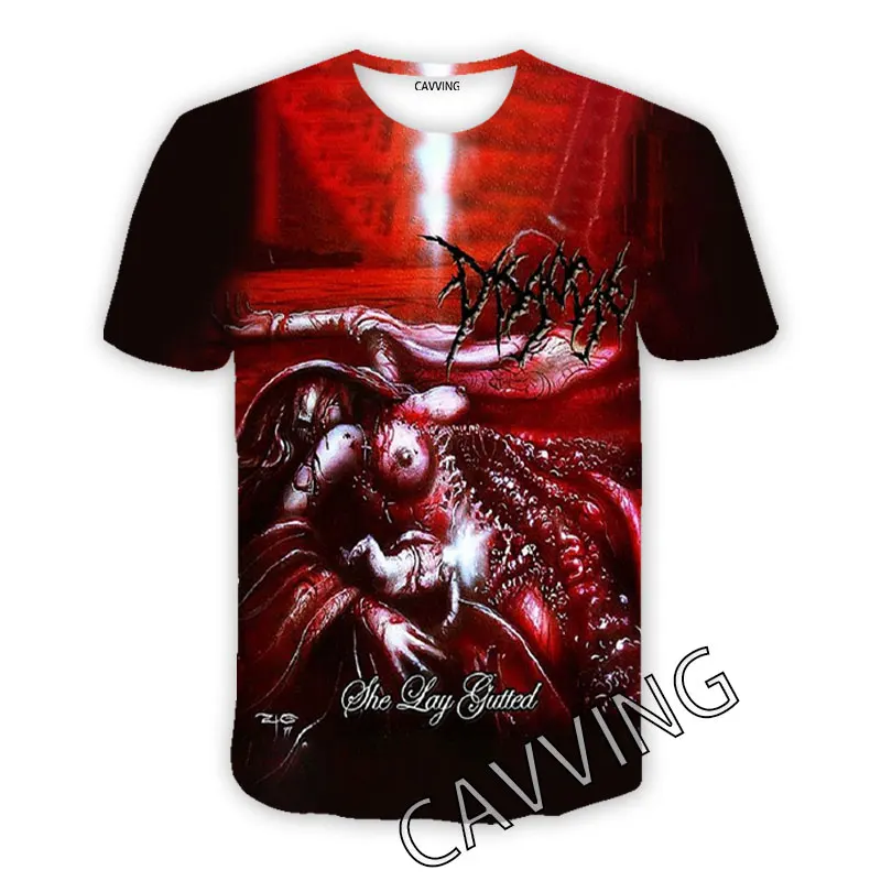 CAVVING 3D Printed  DISGORGE ROCK  Casual T-shirts  Hip Hop Tee Shirts Harajuku Styles Tops Clothing for Men/women 4